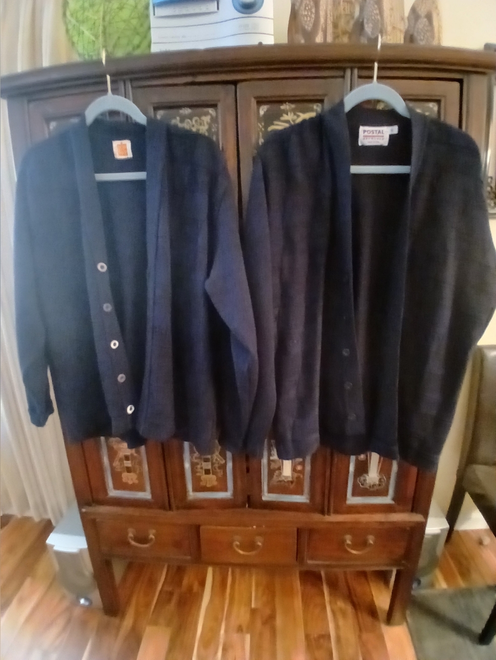 Navy Blue Men's Cardigans